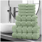 8-Piece Egyptian Cotton Towel Set