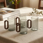 360ml Borosilicate Glass with Wooden Handle