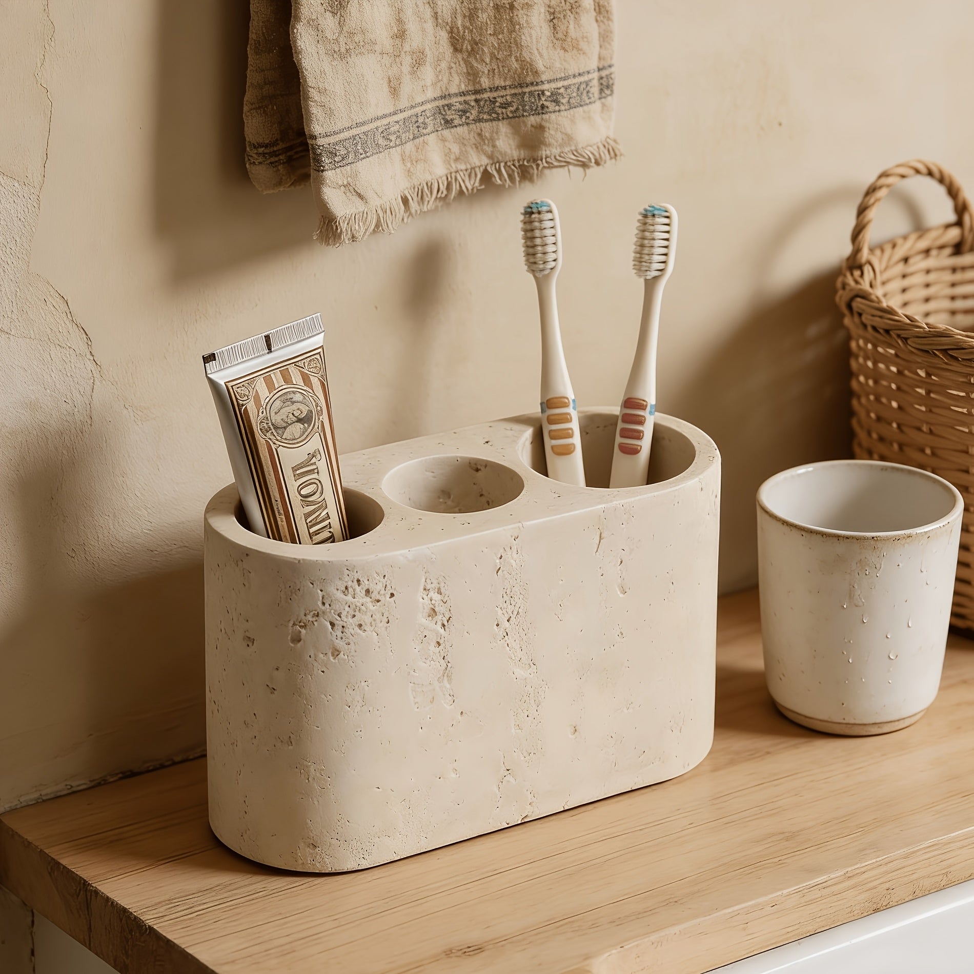 Nordic Minimalist Toothbrush Holder