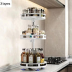 2/3-Tier 360° Rotating Spice Rack