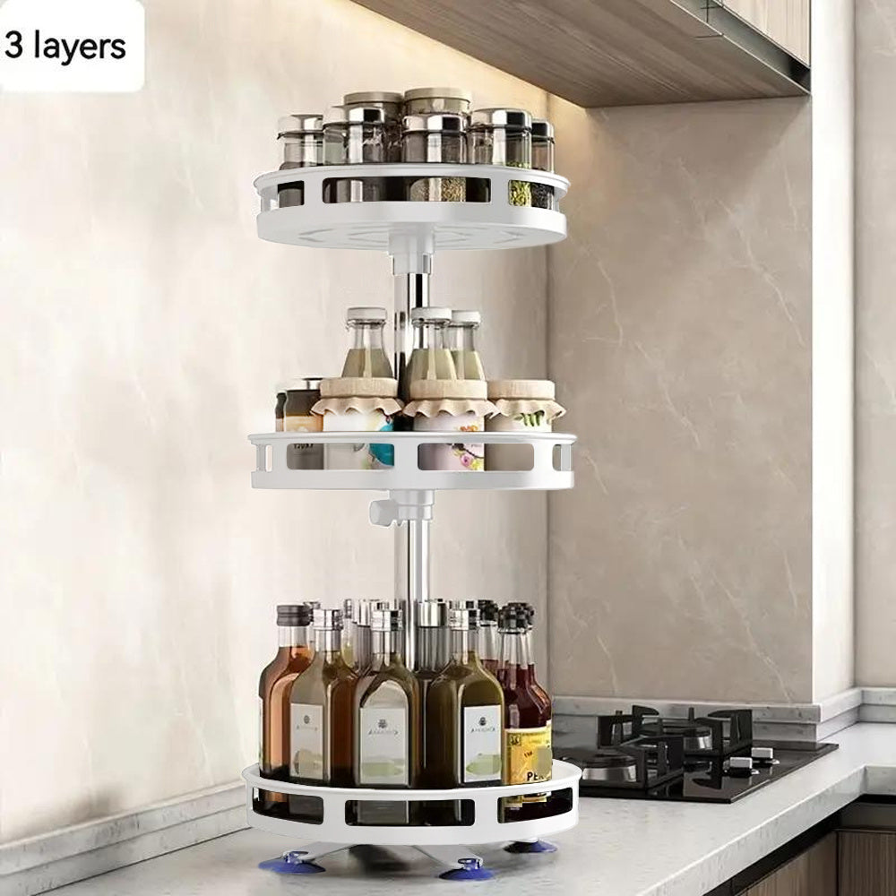 2/3-Tier 360° Rotating Spice Rack