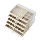 Clear 5-Drawer Jewellery Display Organiser