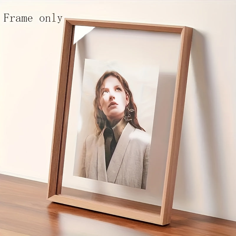 Double-Sided Acrylic Photo Display Frame