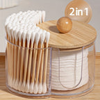 Round Makeup Pad & Floss Holder