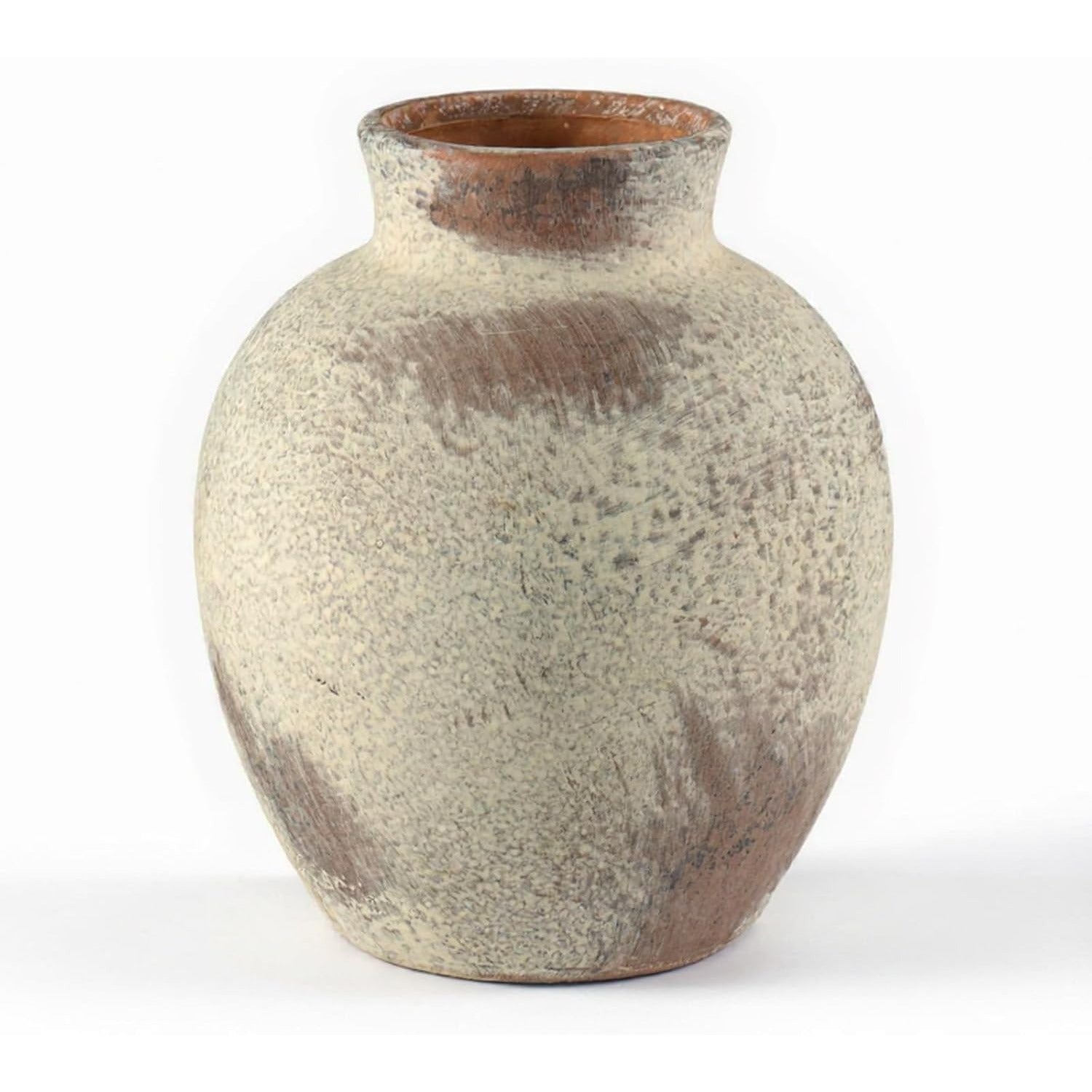 6-Inch Rustic Boho Terracotta Ceramic Vase