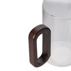 360ml Borosilicate Glass with Wooden Handle