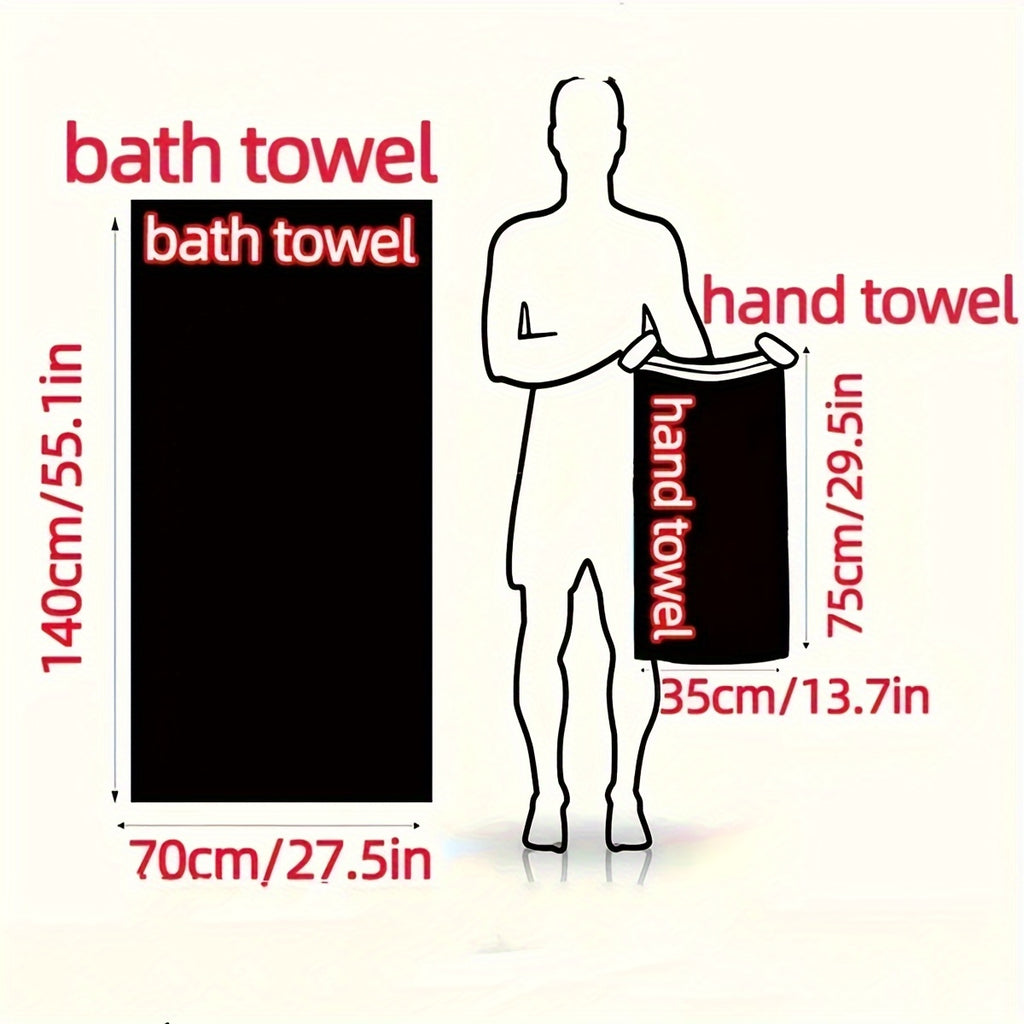 6-Piece Coral Towel Set – 3 Bath & 3 Hand Towels