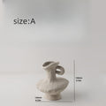 Handcrafted Textured Decorative Ceramic Vase