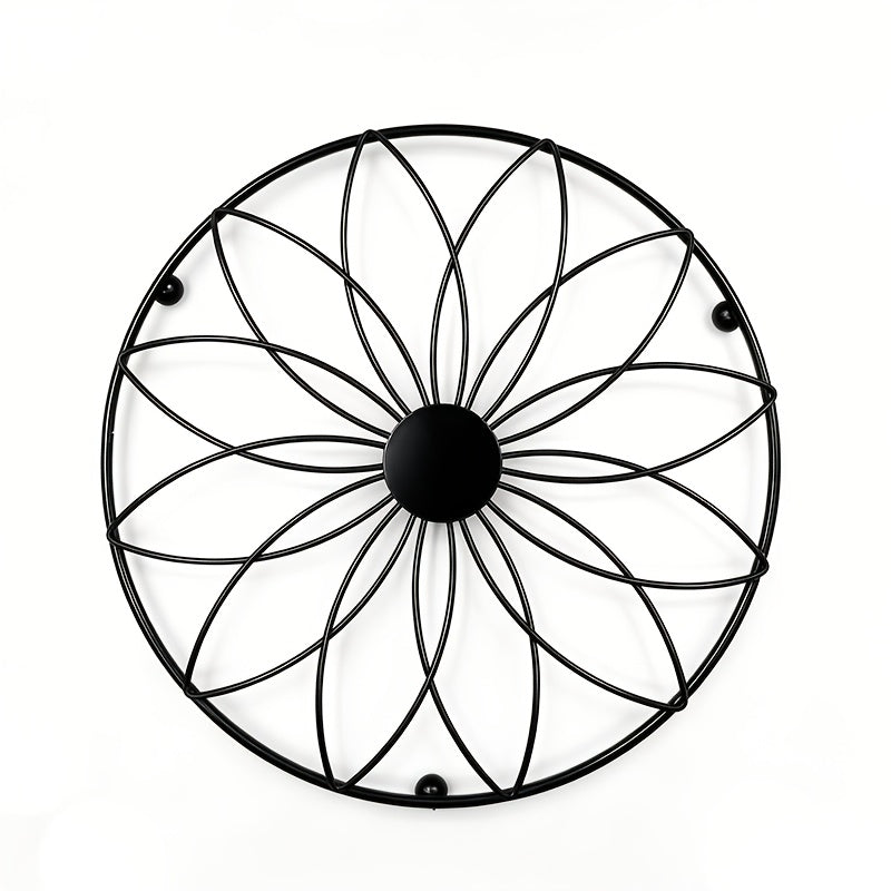 Round Decorative Metal Heat-Resistant Trivet