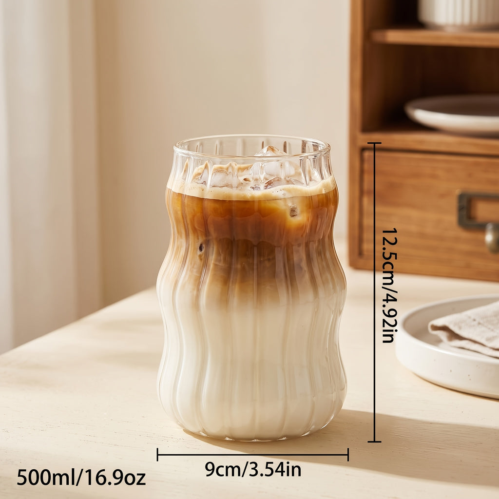 500ml Cloud Borosilicate Glass Tumbler
