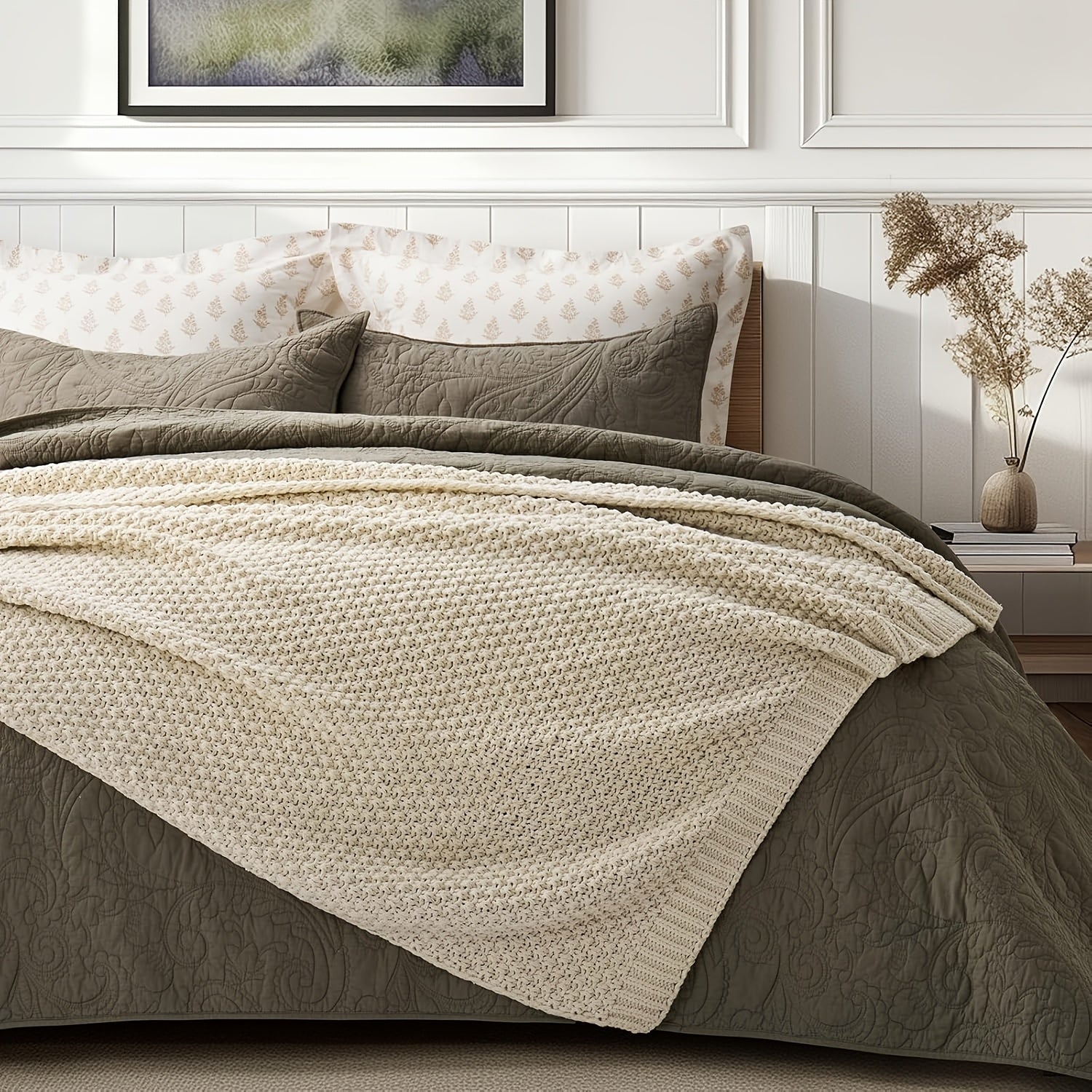 Thick Soft All-Season Throw Blanket