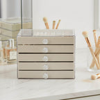 Clear 5-Drawer Jewellery Display Organiser