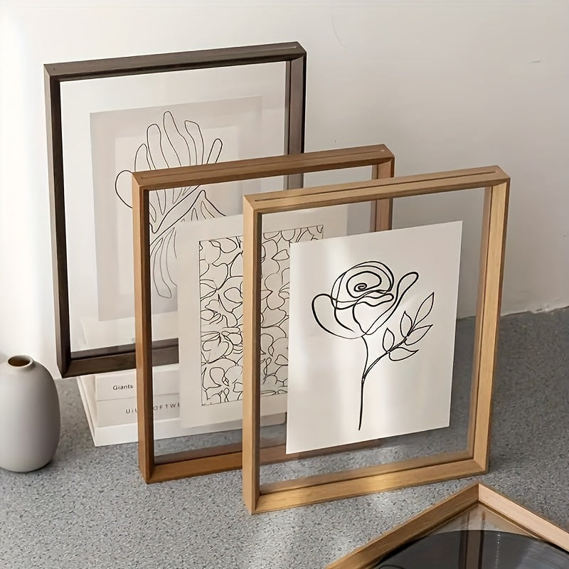 Double-Sided Acrylic Photo Display Frame