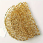Set of 6 Modern Hollow Woven Round Placemats