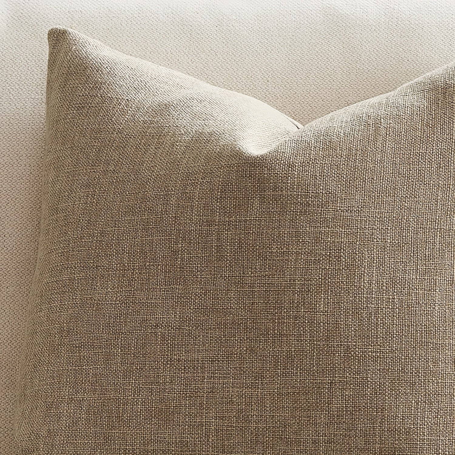 Set of 2 Solid Linen Cushion Covers – 45x45cm
