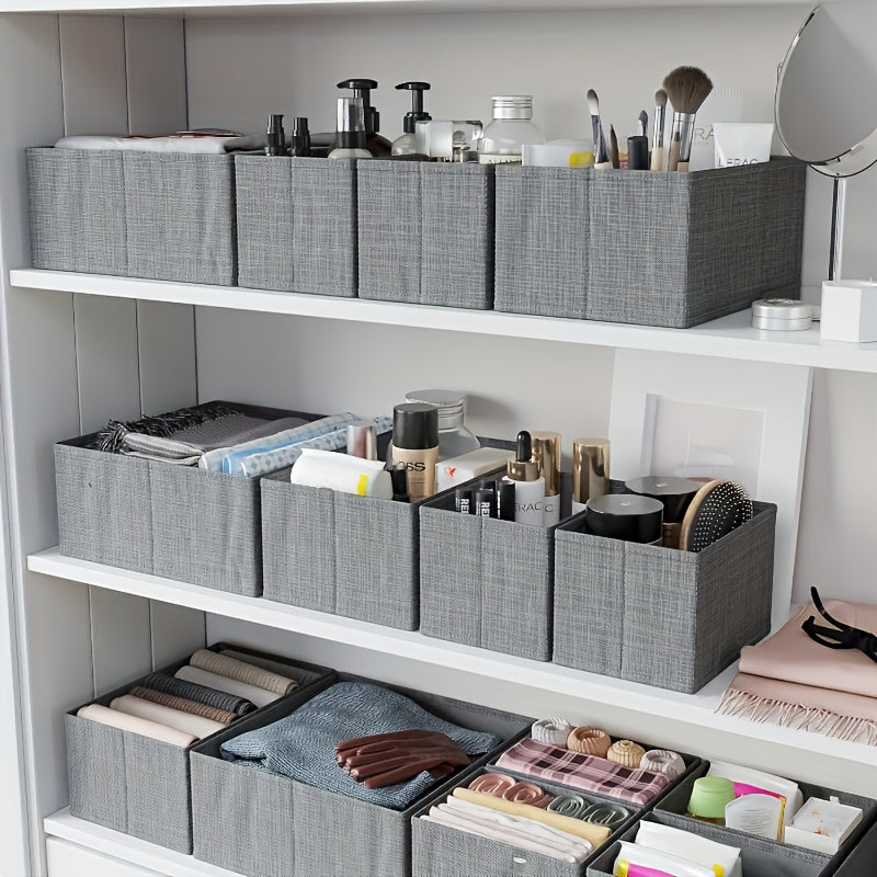 6-Piece Non-Woven Fabric Drawer Organiser Set