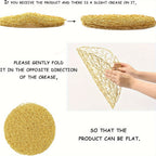 Set of 6 Modern Hollow Woven Round Placemats