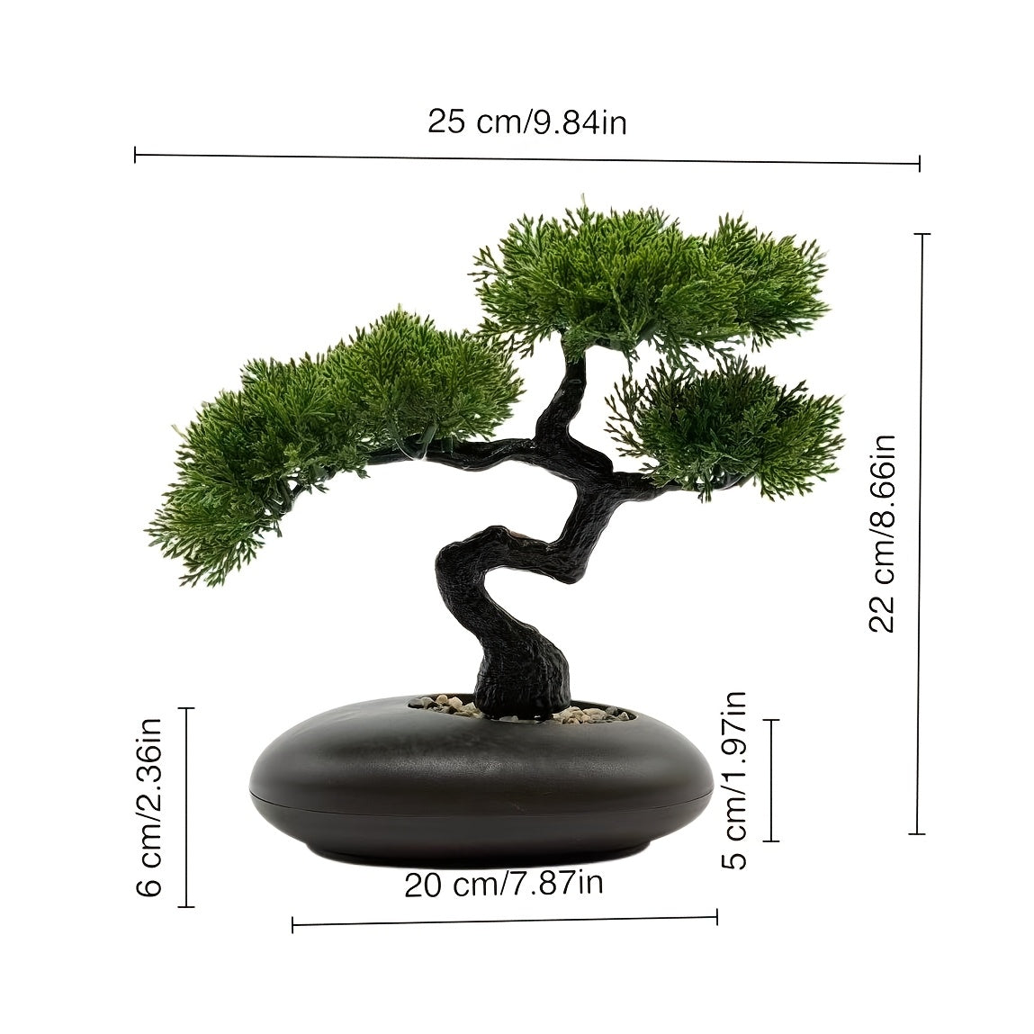 High-Quality Artificial Welcome Pine Bonsai Tree