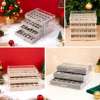 4-Layer Clear Acrylic Jewellery Organiser