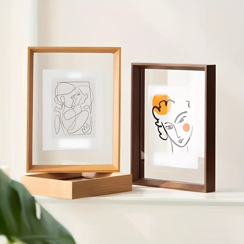 Double-Sided Acrylic Photo Display Frame