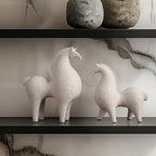 Handcrafted Resin Abstract Horse Sculpture