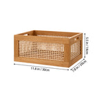 Vintage Multipurpose Wooden Countertop Basket