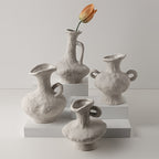 Handcrafted Textured Decorative Ceramic Vase