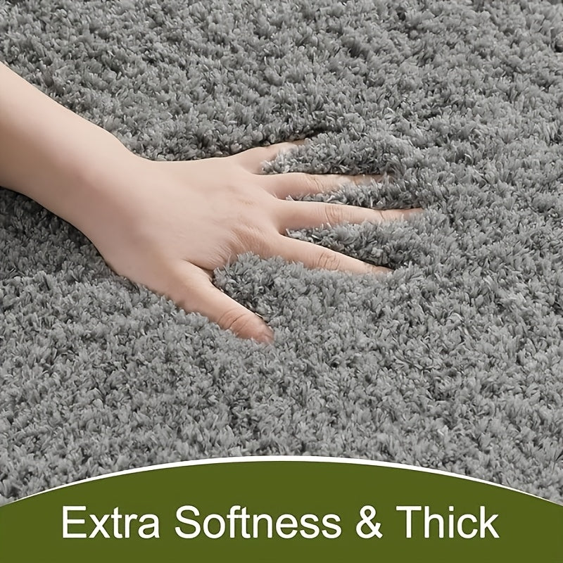Thick Long-Pile Microfibre Bath Mat
