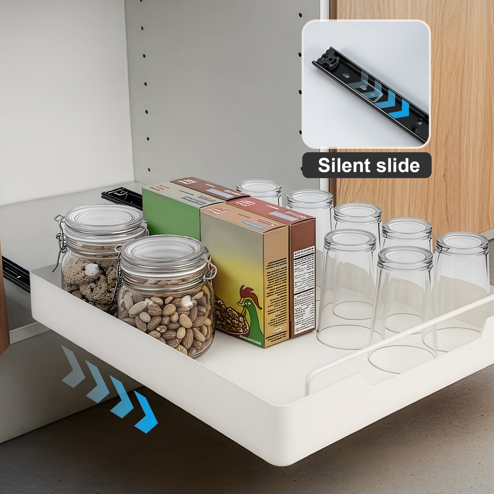 Expandable Drawer Organiser with Nano Adhesive