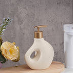 Wabi-Sabi Matte Ceramic Soap Dispenser