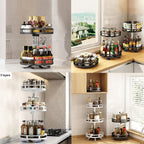 2/3-Tier 360° Rotating Spice Rack