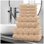 8-Piece Egyptian Cotton Towel Set