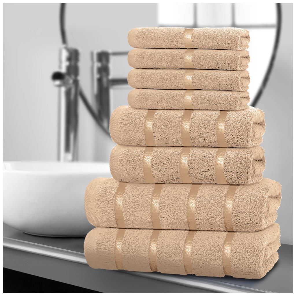 8-Piece Egyptian Cotton Towel Set