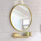 80cm Gold Round Wall Mirror