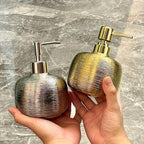 Champagne Gold Ceramic Soap Dispenser
