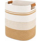 Large Cotton Rope Storage Basket with Handles