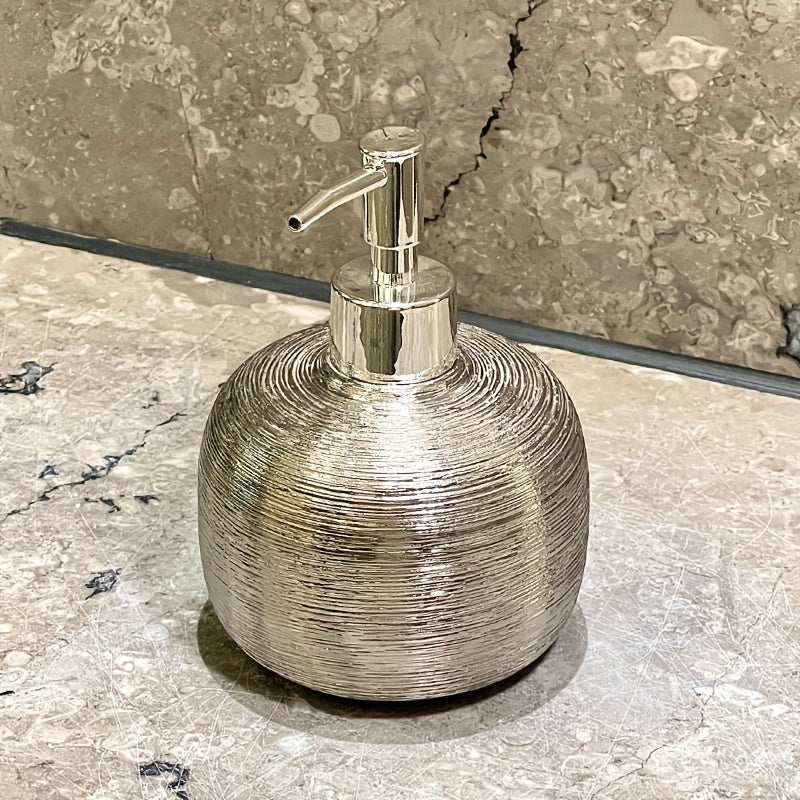 Champagne Gold Ceramic Soap Dispenser