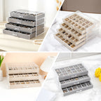 4-Layer Clear Acrylic Jewellery Organiser